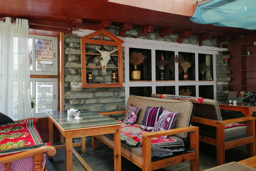 An oasis in Manang. Base camp for a bunch of local hiking the next 10 days or so.        28°39'54