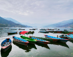 Fewa lake is always a favorite.        28°12'31